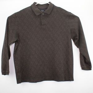 Haggar Button Down Collar Sweater